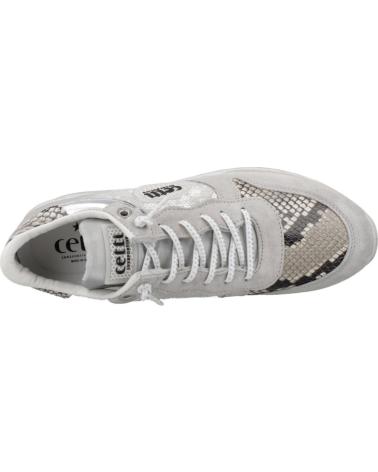 ZAPATILLAS CASUAL CETTI MUJER DEPORTIVAS CORDONES GRIS MINERA MINERAL