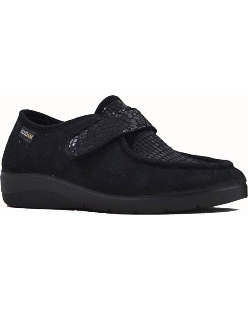COSDAM ZAPATILLA VELCRO NEGRO