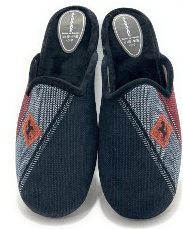 ALCALDE ZAPATILLAS CABALLERO CONFORT CABALLO REL NEGRO