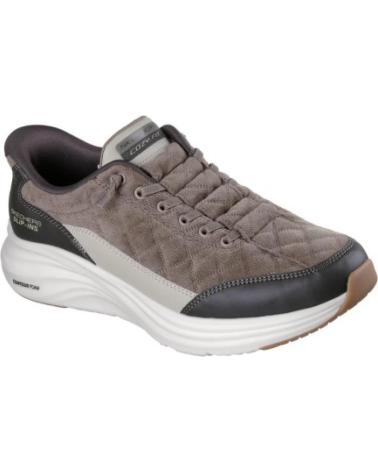 SKECHERS CONTOUR FOAM 232618 ZAPATILLAS CASUAL HOMBRE MARRÓN GRIS GRIS