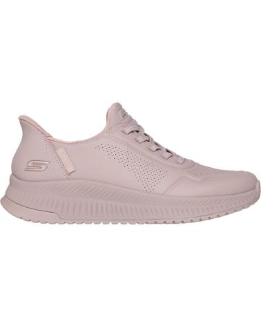 SKECHERS SLIP-INS BOBS SQUAD CHAOS KEY LOOK ROSA