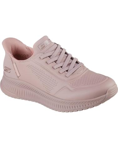 SKECHERS SLIP-INS BOBS SQUAD CHAOS KEY LOOK ROSA