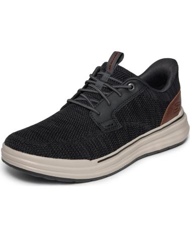SKECHERS SLIP-INS STERLING RAMONE ZAPATILLAS CASUAL HOMBRE NEGRAS NEGRO