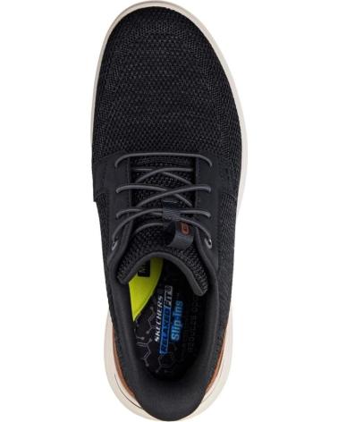SKECHERS SLIP-INS STERLING RAMONE ZAPATILLAS CASUAL HOMBRE NEGRAS NEGRO