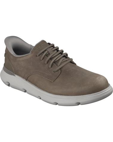 SKECHERS SLIP-INS GARZA DURAN ZAPATILLAS CASUAL HOMBRE TAUPE TAUPE