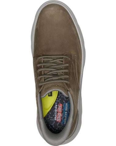 SKECHERS SLIP-INS GARZA DURAN ZAPATILLAS CASUAL HOMBRE TAUPE TAUPE