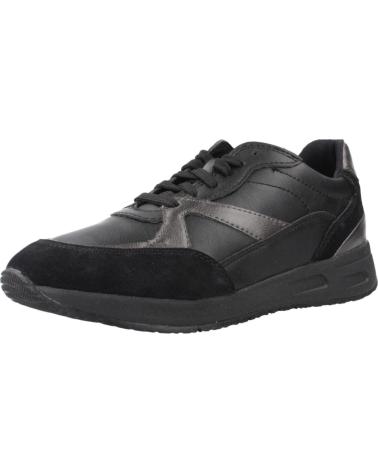 GEOX ZAPATILLAS MUJER MODELO D BULMYA COLOR NEGRO C9999