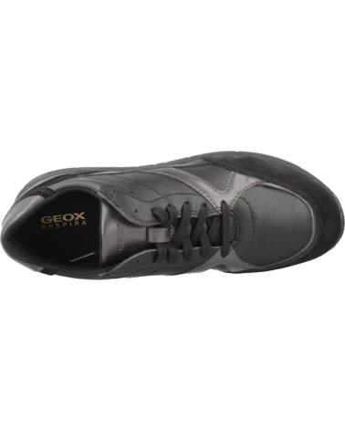 GEOX ZAPATILLAS MUJER MODELO D BULMYA COLOR NEGRO C9999