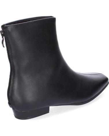 PUNTOSALAO BOTINES PLANOS ELEGANTES MUJER NEGRO DB-3 VARIOS COLORES