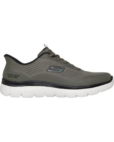 ZAPATILLAS SKECHERS SLIP-INS SUMMITS LEYTER KAKI PARA HOMBRE KAKI