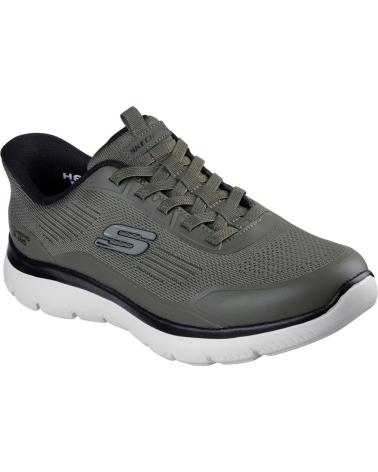 ZAPATILLAS SKECHERS SLIP-INS SUMMITS LEYTER KAKI PARA HOMBRE KAKI