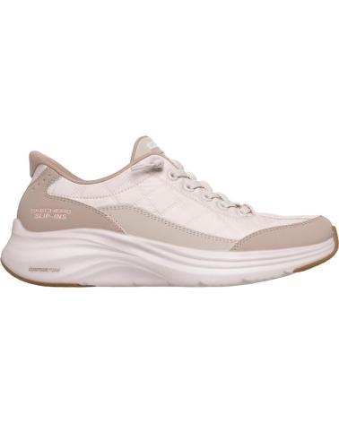 SKECHERS SLIP-INS VAPOR FOAM COZY FIT MUJER ZAPATILLAS BEIG