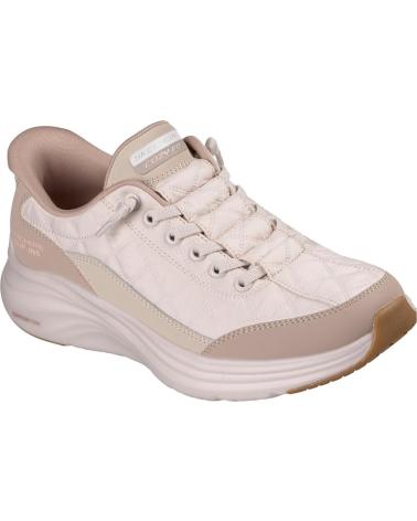 SKECHERS SLIP-INS VAPOR FOAM COZY FIT MUJER ZAPATILLAS BEIG