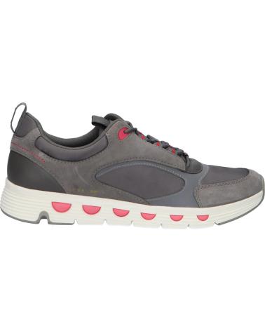 ZAPATILLAS CASUAL GEOX D SPHERIA ECUB HOMBRE GRIS OSCURO-CEREZA C9F7E DK GREY-CHERRY