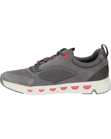 ZAPATILLAS CASUAL GEOX D SPHERIA ECUB HOMBRE GRIS OSCURO-CEREZA C9F7E DK GREY-CHERRY