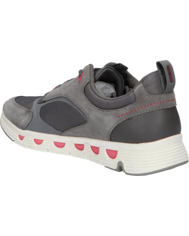 ZAPATILLAS CASUAL GEOX D SPHERIA ECUB HOMBRE GRIS OSCURO-CEREZA C9F7E DK GREY-CHERRY