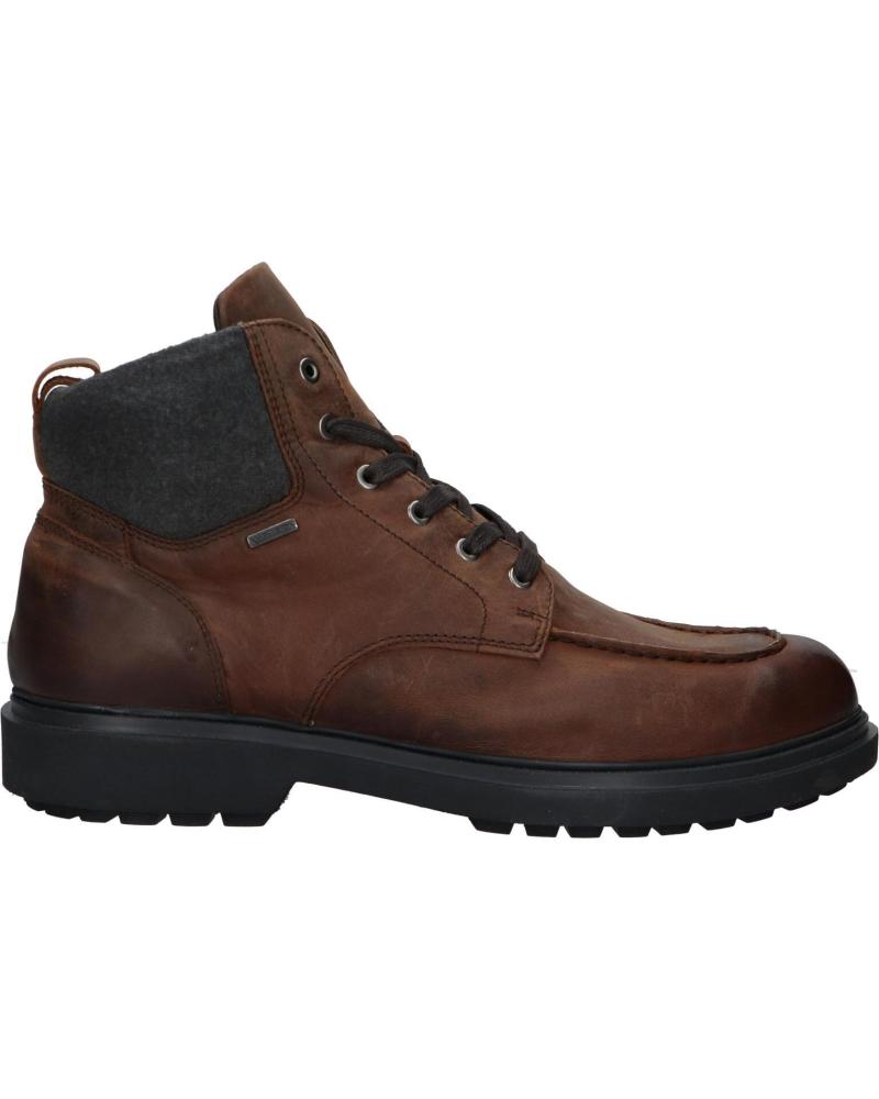 BOTAS GEOX U FALORIA B ABX HOMBRE CUERO MARRÓN CORDONES C6009 COFFEE