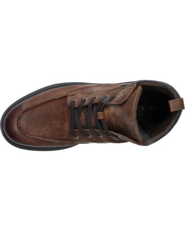 BOTAS GEOX U FALORIA B ABX HOMBRE CUERO MARRÓN CORDONES C6009 COFFEE