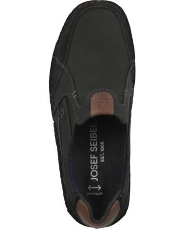 ZAPATOS JOSEP SEIBEL ANVERS-63 DE HOMBRE EN NUBUCK NEGRO NEGRO
