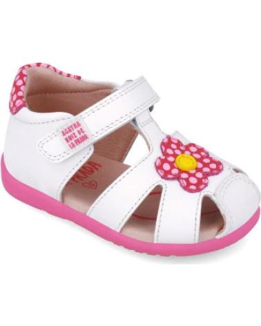 AGACATHA SANDALIA FLOR 252900-A050-21 BLANCO