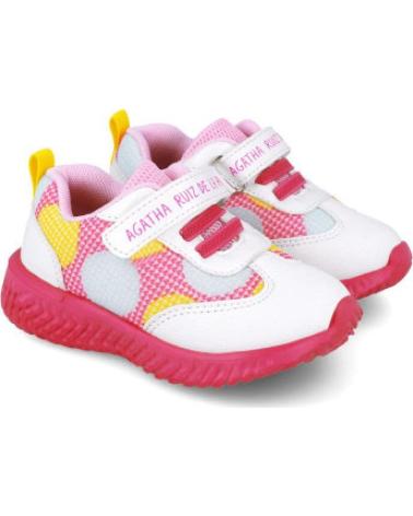 ZAPATILLAS DEPORTIVAS AGATHA RUIZ DE LA PRADA AGACATHA CORAZONES NIÑA BLANCO BLANCO