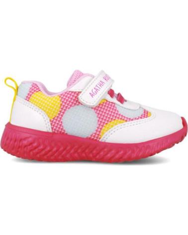 ZAPATILLAS DEPORTIVAS AGATHA RUIZ DE LA PRADA AGACATHA CORAZONES NIÑA BLANCO BLANCO