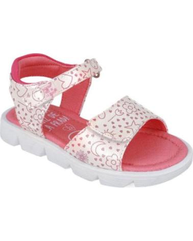 SANDALIAS AGATHITA ESTAMPADAS LUNARES PARA NIÑA BLANCO
