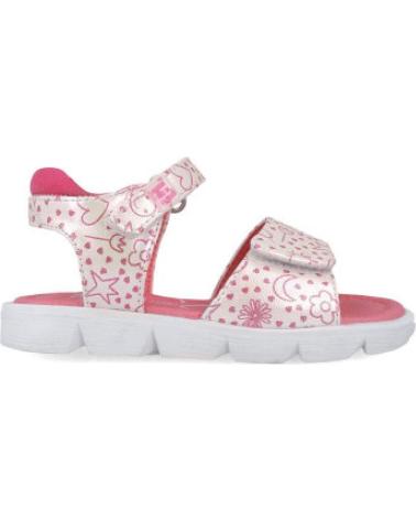 SANDALIAS AGATHITA ESTAMPADAS LUNARES PARA NIÑA BLANCO
