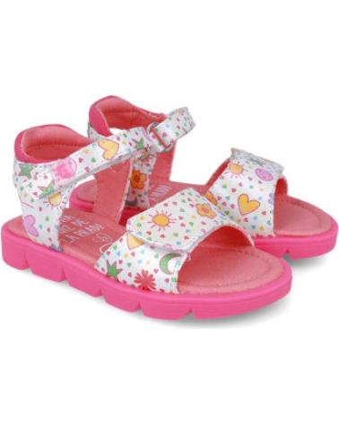 SANDALIA AGACATHA ESTAMPADA INFANTIL 252927-A050-22 BLANCO