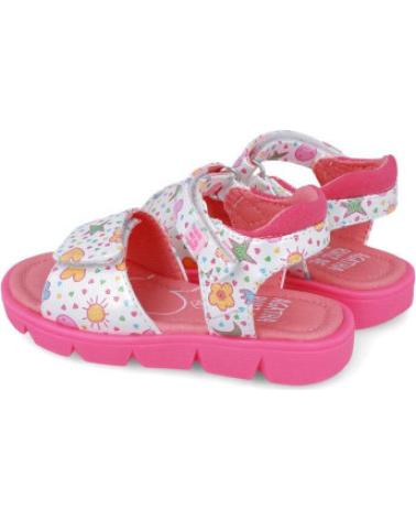 SANDALIA AGACATHA ESTAMPADA INFANTIL 252927-A050-22 BLANCO