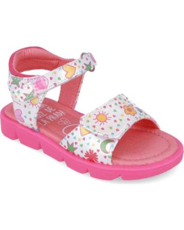 SANDALIA AGACATHA ESTAMPADA INFANTIL 252927-A050-22 BLANCO