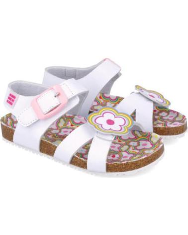 AGACATHA SANDALIA FLOR 252941-A050-24 BLANCO