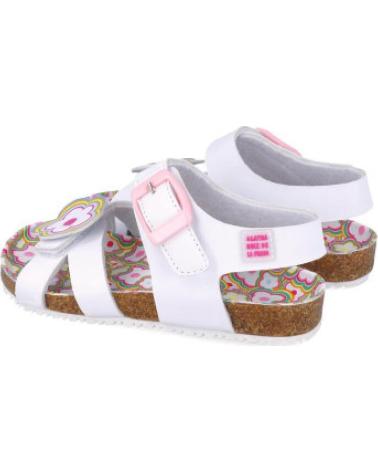 AGACATHA SANDALIA FLOR 252941-A050-24 BLANCO