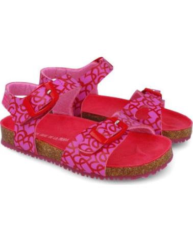 AGACATHA SANDALIA ESTAMPADA 252944-A146-27 FUCSIA