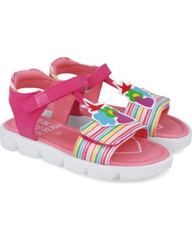 AGACATHA SANDALIA VELCRO ICONOS 252971-B481-27 BLANCO