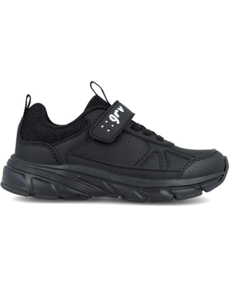 ZAPATILLAS DEPORTIVAS ESCOLARES GARVALIN 251710-A054 CIERRE VELCRO NEGRO