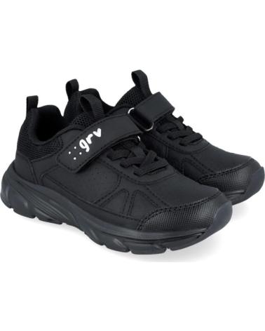 ZAPATILLAS DEPORTIVAS ESCOLARES GARVALIN 251710-A054 CIERRE VELCRO NEGRO