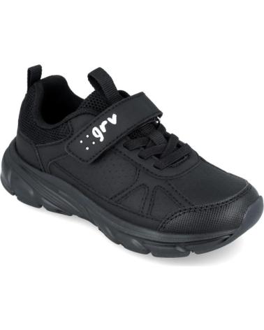 ZAPATILLAS DEPORTIVAS ESCOLARES GARVALIN 251710-A054 CIERRE VELCRO NEGRO