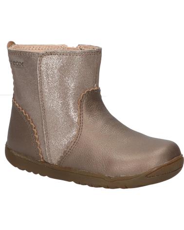 BOTAS GEOX MACCHIA GIRL NIÑA GRIS METÁLICO C9006 SMOKE GREY