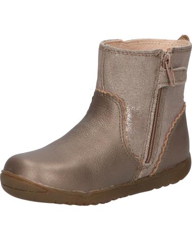 BOTAS GEOX MACCHIA GIRL NIÑA GRIS METÁLICO C9006 SMOKE GREY