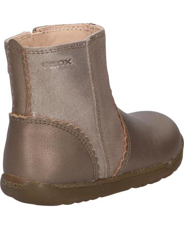 BOTAS GEOX MACCHIA GIRL NIÑA GRIS METÁLICO C9006 SMOKE GREY