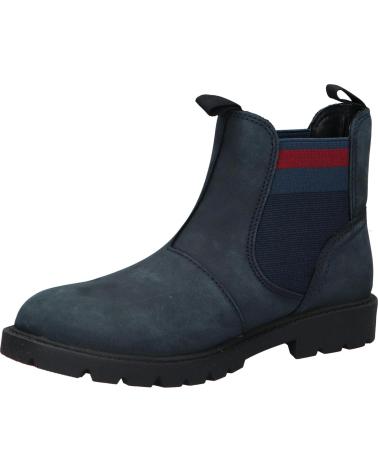 BOTAS GEOX J SHAYLAX BOY NIÑO AZUL MARINO Y ROJO C0735 NAVY-RED