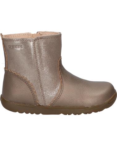 BOTAS GEOX MACCHIA GIRL NIÑA GRIS METÁLICO C9006 SMOKE GREY