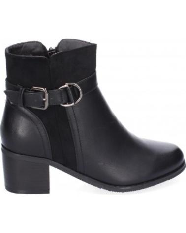 BOTAS DE MUJER SPORT3PUNTO0 2417 CON HEBILLA Y DETALLE DE ANTE VARIOS COLORES