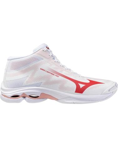 MIZUNO ZAPATILLAS LIGHTNING PRO MID BLANCO Y ROJO BLUE - RED - WHITE