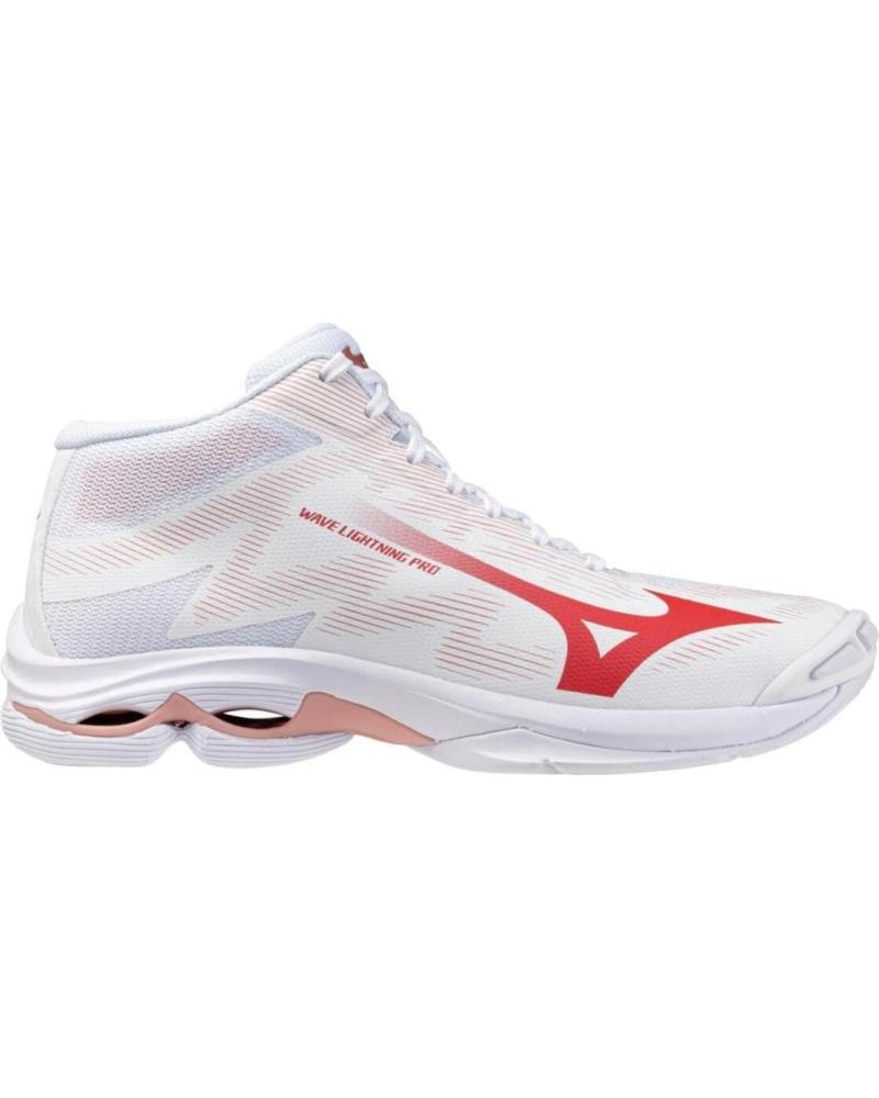 MIZUNO ZAPATILLAS LIGHTNING PRO MID BLANCO Y ROJO BLUE - RED - WHITE