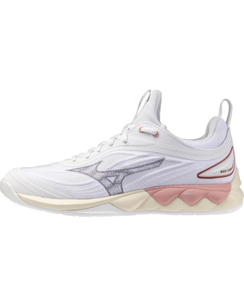 MIZUNO ZAPATILLAS BALONMANO-VOLEY WAVE LUMINOUS 3 MUJER BLANCO-CREMA