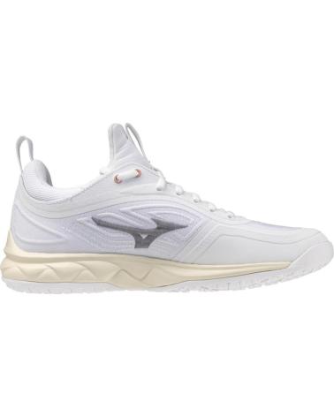 MIZUNO ZAPATILLAS BALONMANO-VOLEY WAVE LUMINOUS 3 MUJER BLANCO-CREMA