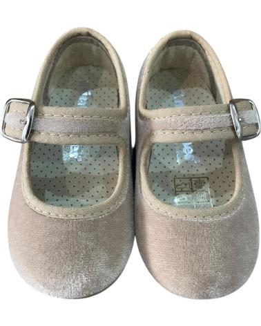 CONDIZ MERCEDITAS TERCIOPELO CAMEL CON HEBILLA 1651 NARANJA