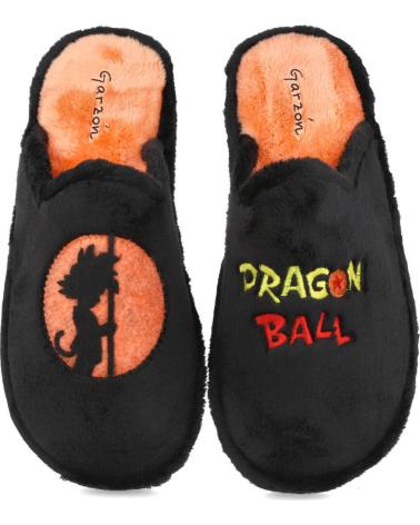 ZAPATILLAS DE CASA GARZON P384-275 'DRAGON BALL' PARA HOMBRE NEGRO